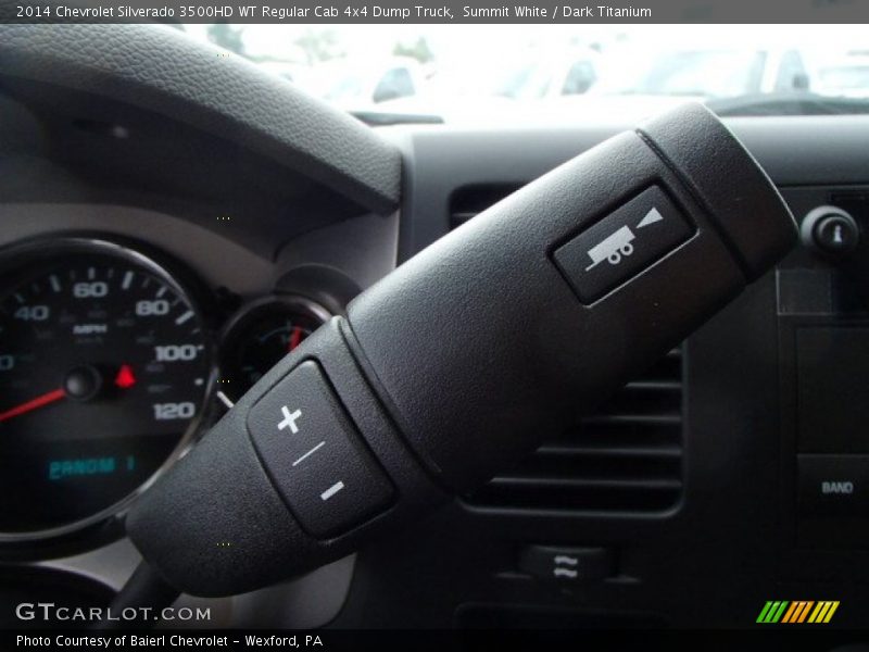 Summit White / Dark Titanium 2014 Chevrolet Silverado 3500HD WT Regular Cab 4x4 Dump Truck