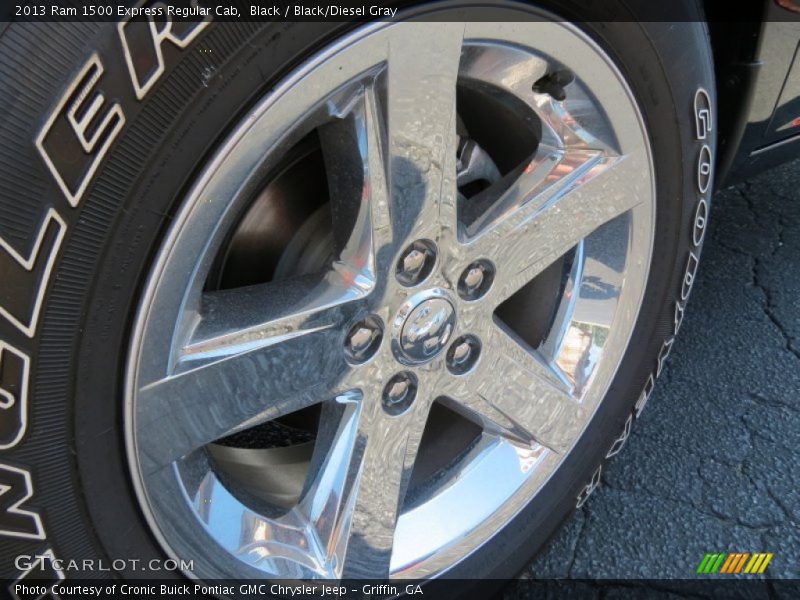 Black / Black/Diesel Gray 2013 Ram 1500 Express Regular Cab