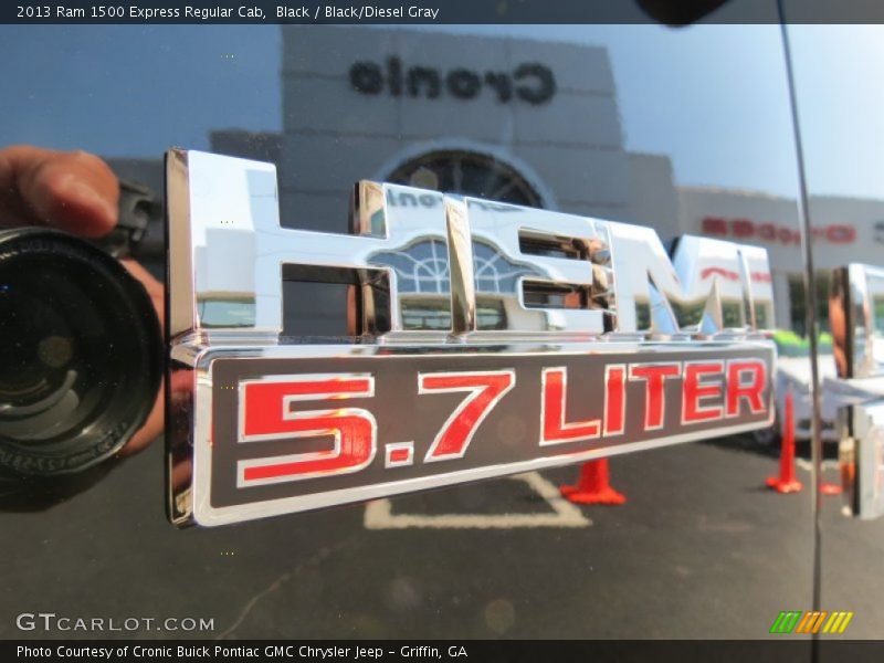 Black / Black/Diesel Gray 2013 Ram 1500 Express Regular Cab