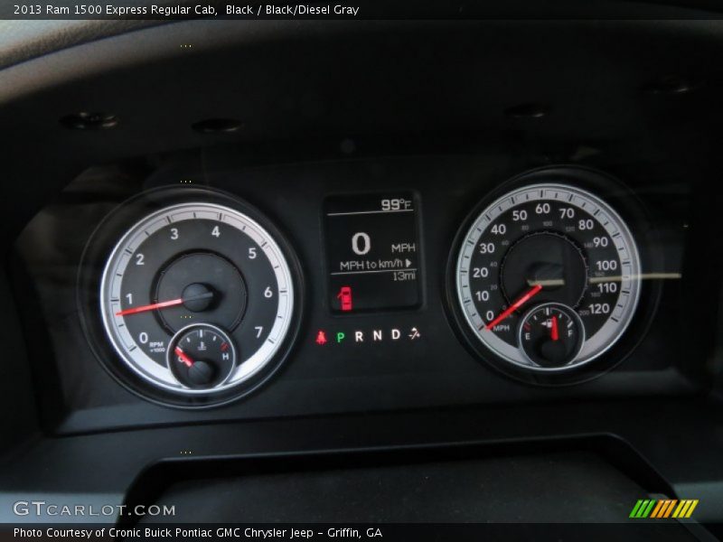 Black / Black/Diesel Gray 2013 Ram 1500 Express Regular Cab
