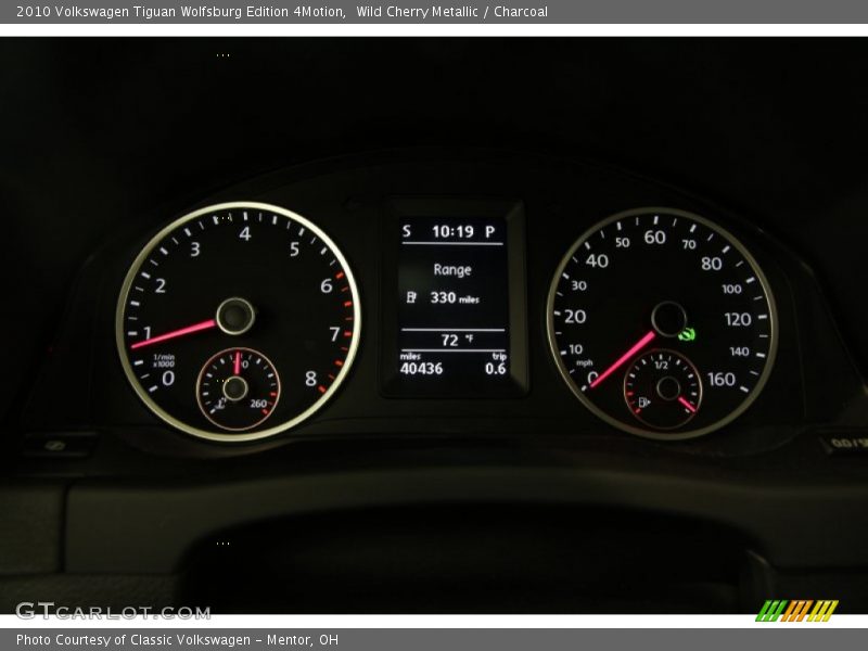 Wild Cherry Metallic / Charcoal 2010 Volkswagen Tiguan Wolfsburg Edition 4Motion
