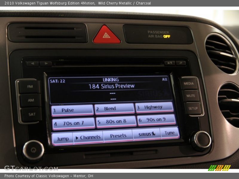 Wild Cherry Metallic / Charcoal 2010 Volkswagen Tiguan Wolfsburg Edition 4Motion