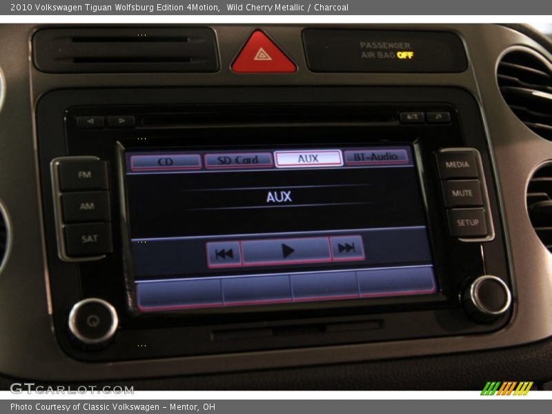 Wild Cherry Metallic / Charcoal 2010 Volkswagen Tiguan Wolfsburg Edition 4Motion