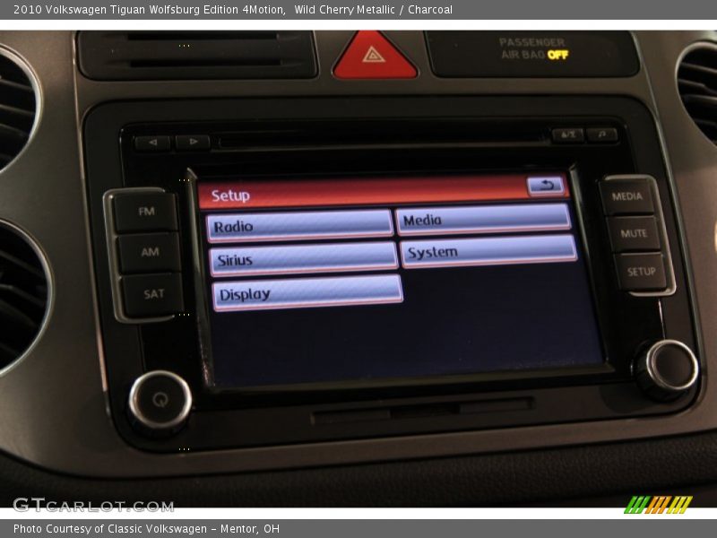 Wild Cherry Metallic / Charcoal 2010 Volkswagen Tiguan Wolfsburg Edition 4Motion