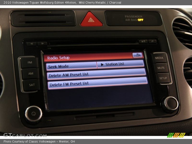 Wild Cherry Metallic / Charcoal 2010 Volkswagen Tiguan Wolfsburg Edition 4Motion