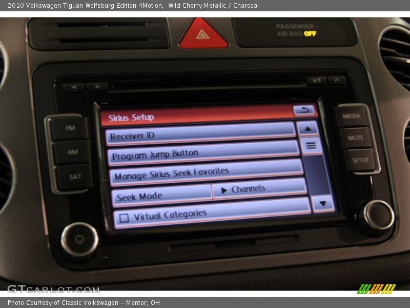Wild Cherry Metallic / Charcoal 2010 Volkswagen Tiguan Wolfsburg Edition 4Motion