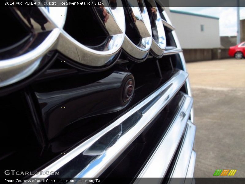 Ice Silver Metallic / Black 2014 Audi A8 L 4.0T quattro