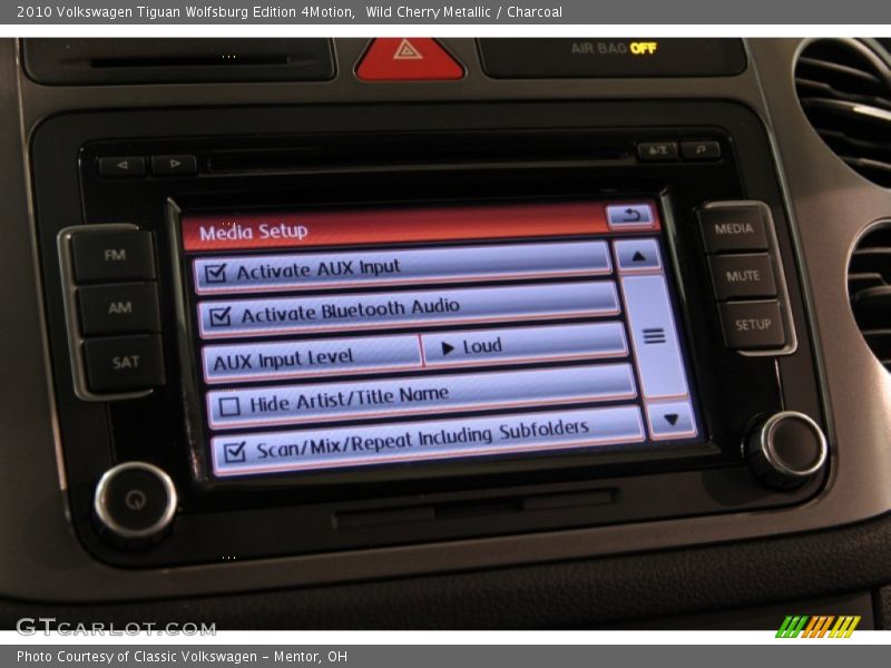 Wild Cherry Metallic / Charcoal 2010 Volkswagen Tiguan Wolfsburg Edition 4Motion