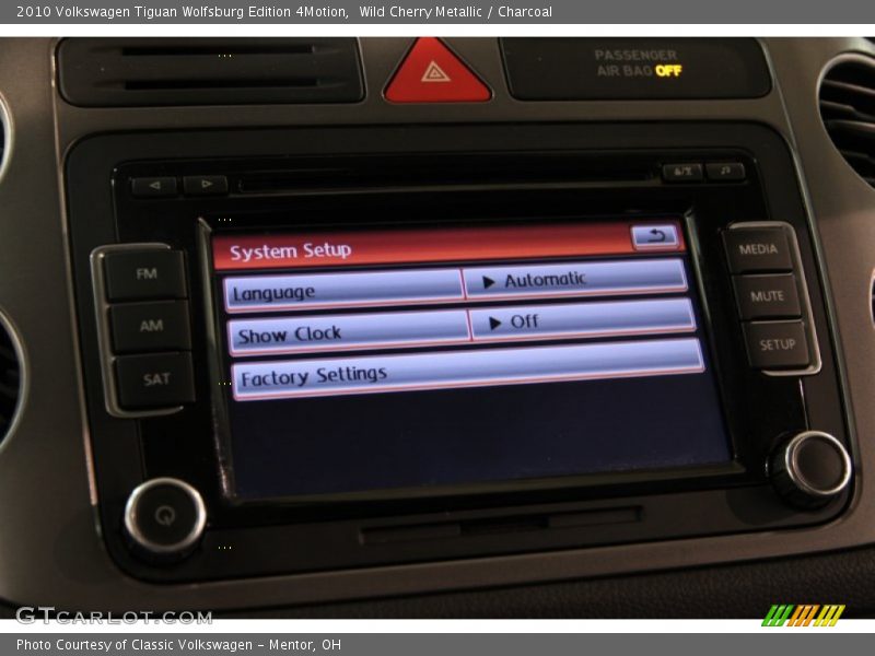Wild Cherry Metallic / Charcoal 2010 Volkswagen Tiguan Wolfsburg Edition 4Motion