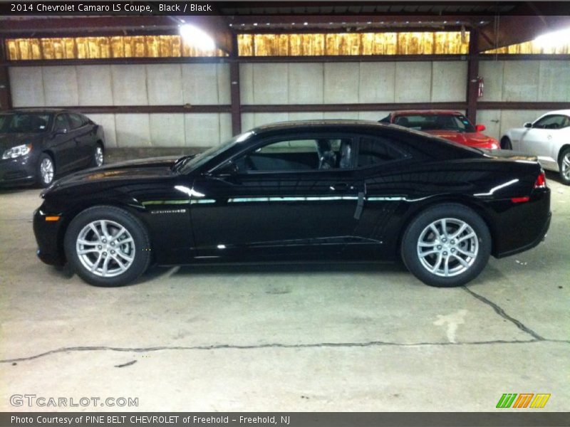 Black / Black 2014 Chevrolet Camaro LS Coupe