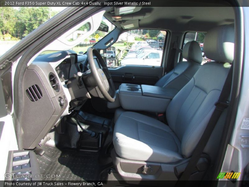 Ingot Silver Metallic / Steel 2012 Ford F350 Super Duty XL Crew Cab 4x4 Dually