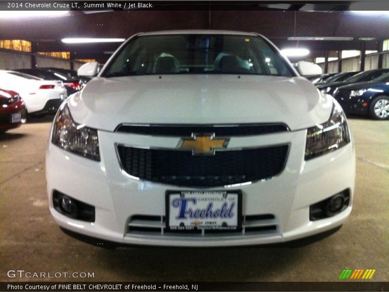 Summit White / Jet Black 2014 Chevrolet Cruze LT