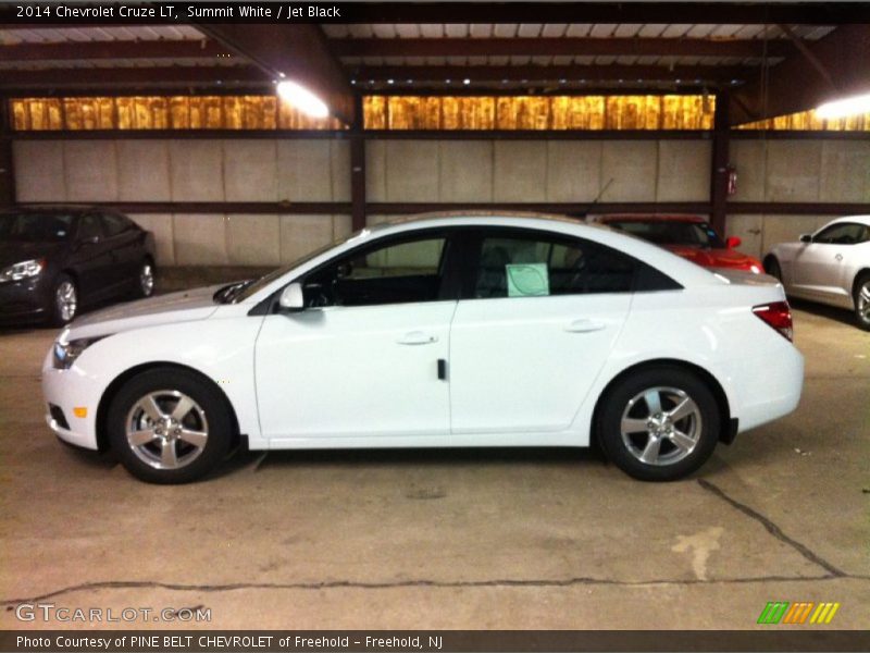Summit White / Jet Black 2014 Chevrolet Cruze LT