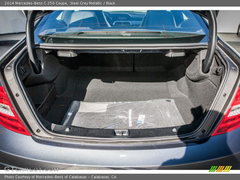 Steel Grey Metallic / Black 2014 Mercedes-Benz C 250 Coupe