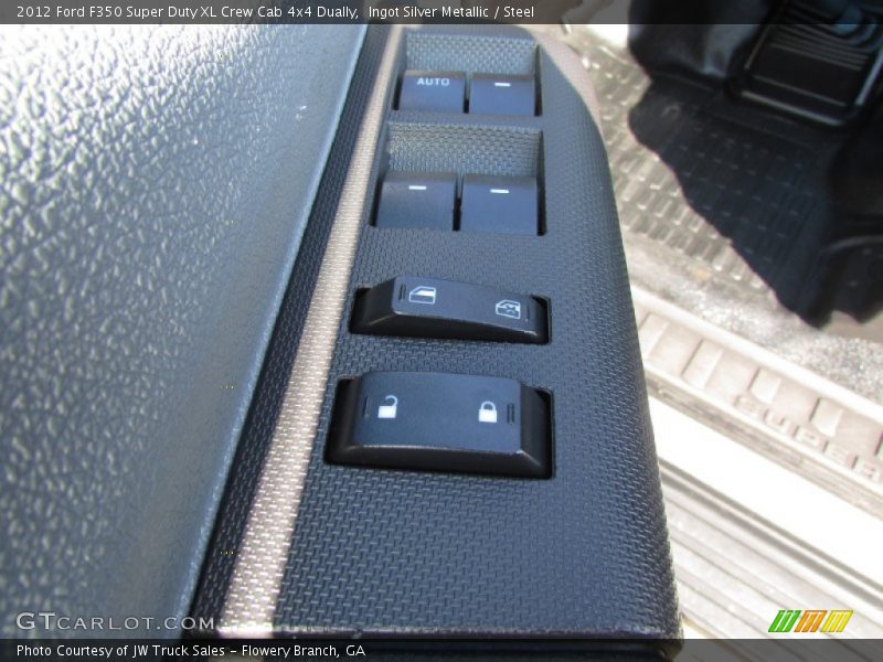 Ingot Silver Metallic / Steel 2012 Ford F350 Super Duty XL Crew Cab 4x4 Dually