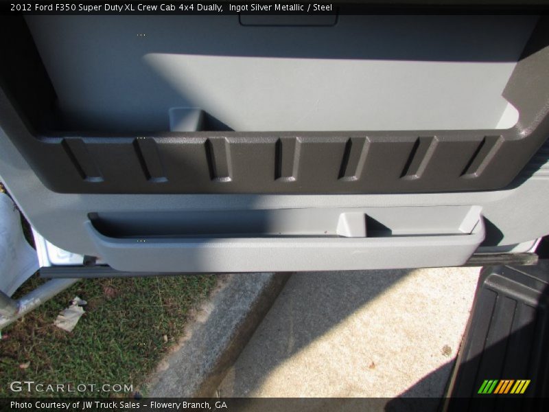 Ingot Silver Metallic / Steel 2012 Ford F350 Super Duty XL Crew Cab 4x4 Dually
