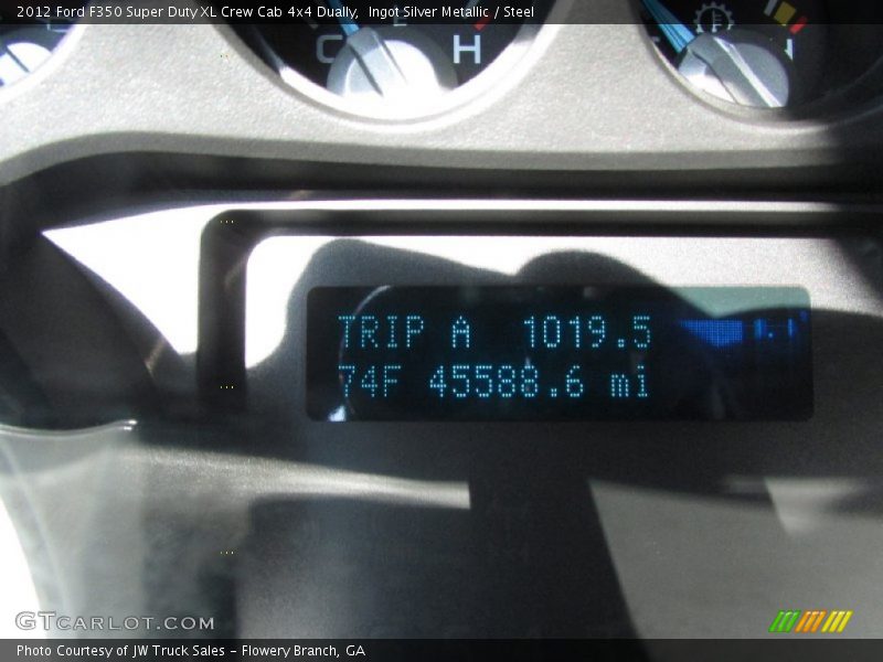 Ingot Silver Metallic / Steel 2012 Ford F350 Super Duty XL Crew Cab 4x4 Dually