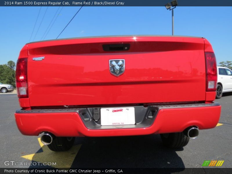 Flame Red / Black/Diesel Gray 2014 Ram 1500 Express Regular Cab