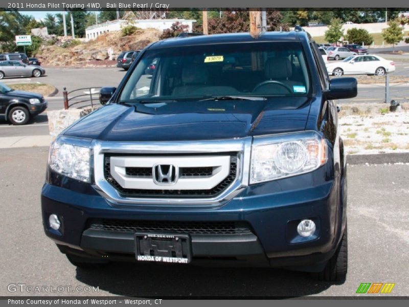 Bali Blue Pearl / Gray 2011 Honda Pilot Touring 4WD