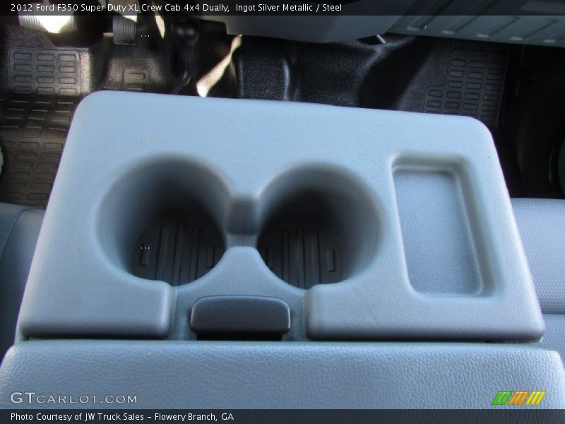 Ingot Silver Metallic / Steel 2012 Ford F350 Super Duty XL Crew Cab 4x4 Dually