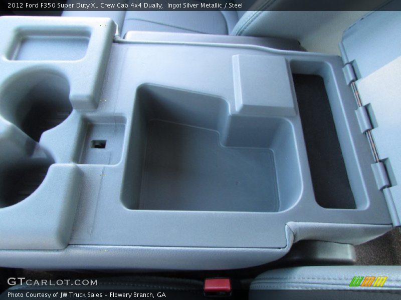 Ingot Silver Metallic / Steel 2012 Ford F350 Super Duty XL Crew Cab 4x4 Dually