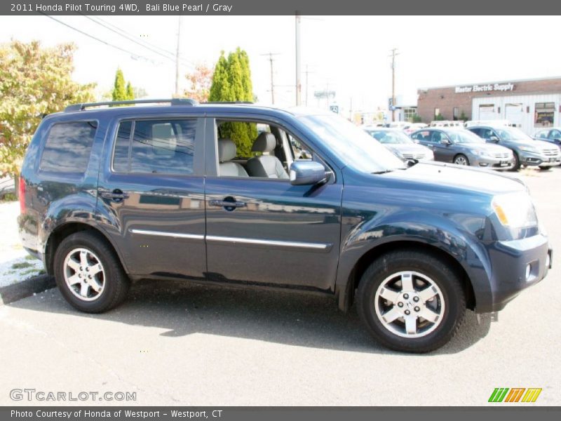 Bali Blue Pearl / Gray 2011 Honda Pilot Touring 4WD