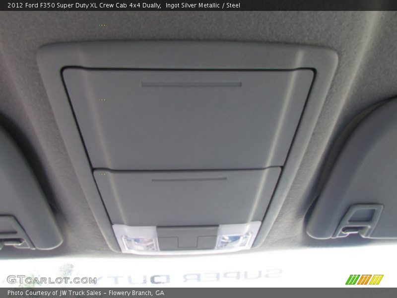 Ingot Silver Metallic / Steel 2012 Ford F350 Super Duty XL Crew Cab 4x4 Dually