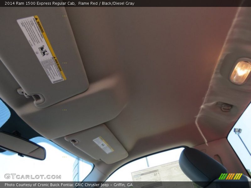 Flame Red / Black/Diesel Gray 2014 Ram 1500 Express Regular Cab