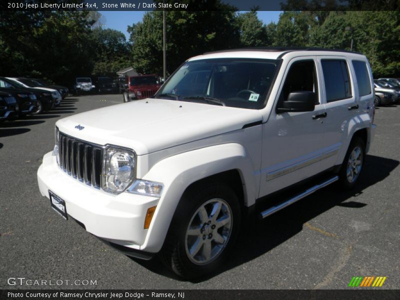 Stone White / Dark Slate Gray 2010 Jeep Liberty Limited 4x4