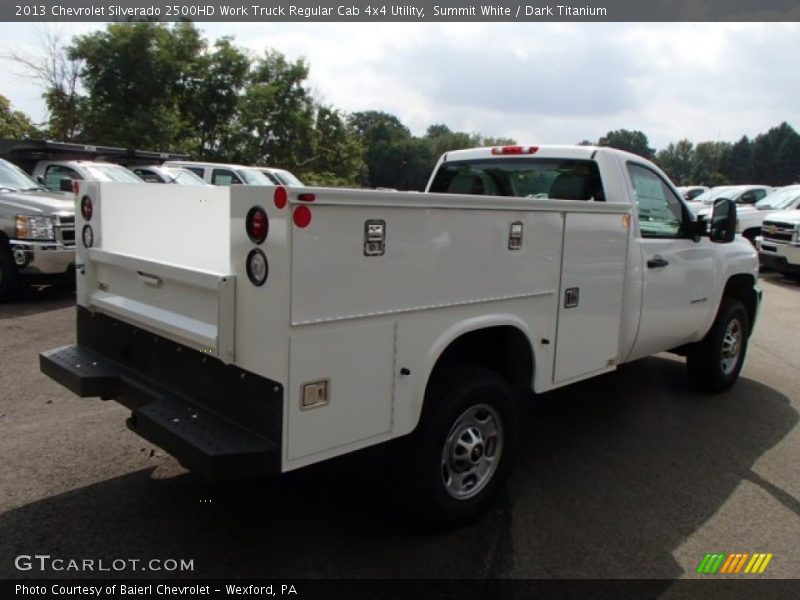 Summit White / Dark Titanium 2013 Chevrolet Silverado 2500HD Work Truck Regular Cab 4x4 Utility