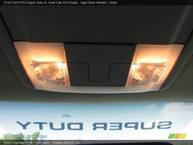 Ingot Silver Metallic / Steel 2012 Ford F350 Super Duty XL Crew Cab 4x4 Dually