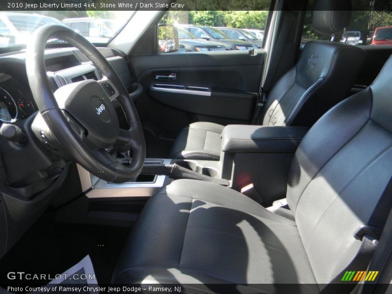 Stone White / Dark Slate Gray 2010 Jeep Liberty Limited 4x4