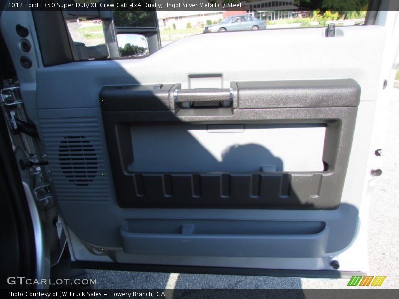 Ingot Silver Metallic / Steel 2012 Ford F350 Super Duty XL Crew Cab 4x4 Dually