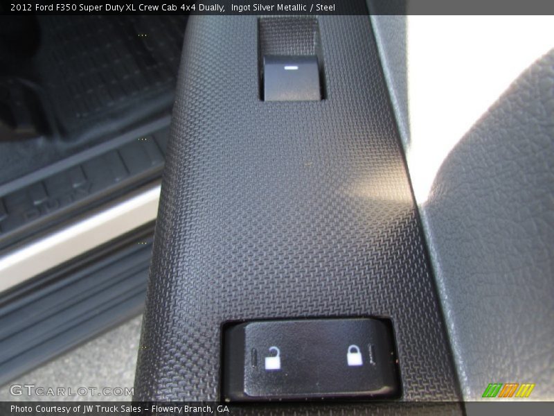 Ingot Silver Metallic / Steel 2012 Ford F350 Super Duty XL Crew Cab 4x4 Dually