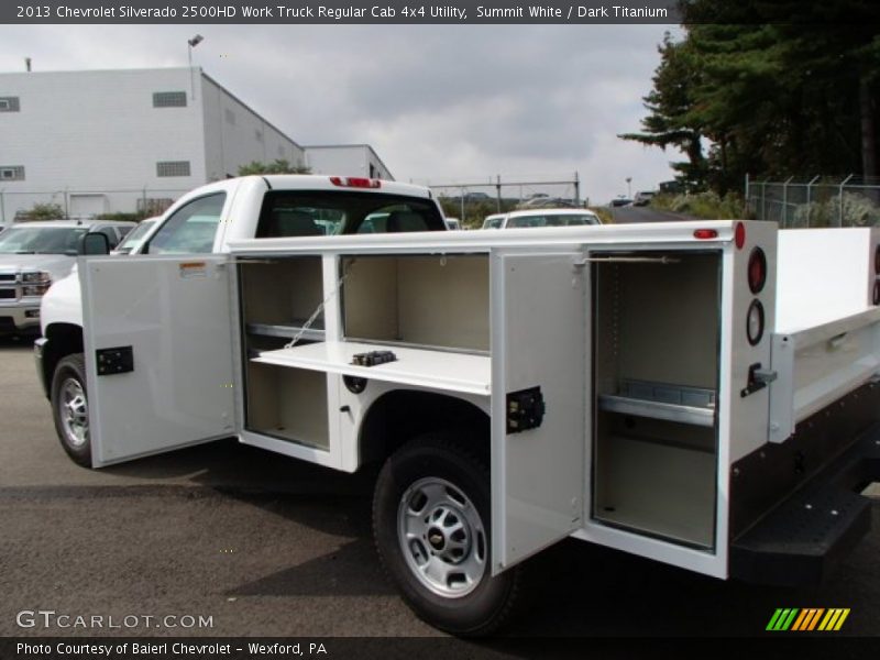 Summit White / Dark Titanium 2013 Chevrolet Silverado 2500HD Work Truck Regular Cab 4x4 Utility