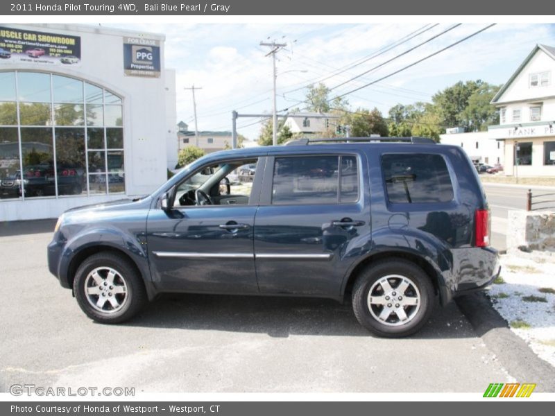 Bali Blue Pearl / Gray 2011 Honda Pilot Touring 4WD