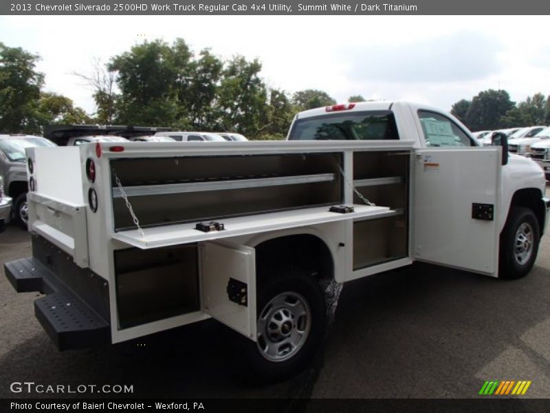 Summit White / Dark Titanium 2013 Chevrolet Silverado 2500HD Work Truck Regular Cab 4x4 Utility