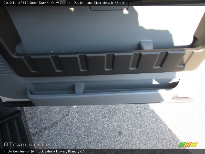 Ingot Silver Metallic / Steel 2012 Ford F350 Super Duty XL Crew Cab 4x4 Dually