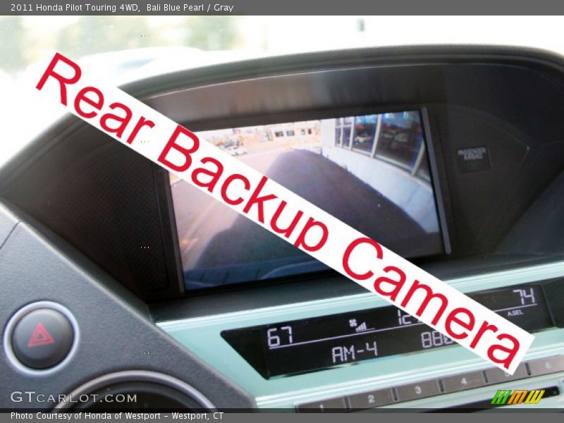 Bali Blue Pearl / Gray 2011 Honda Pilot Touring 4WD
