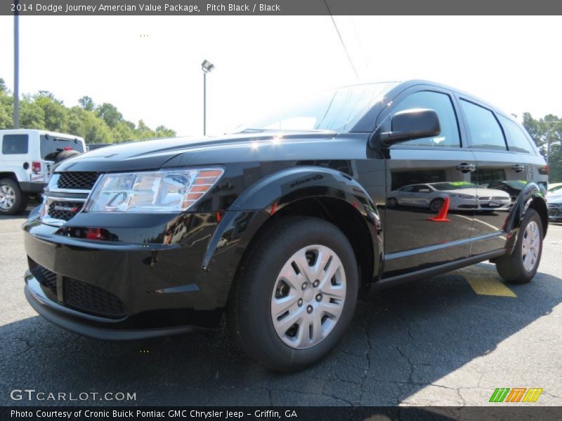 Pitch Black / Black 2014 Dodge Journey Amercian Value Package