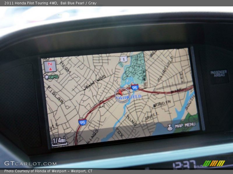 Bali Blue Pearl / Gray 2011 Honda Pilot Touring 4WD