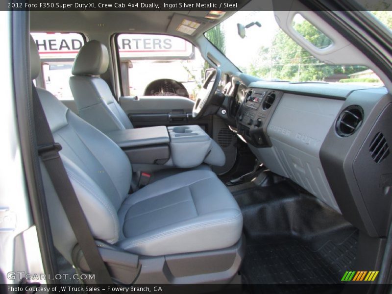 Ingot Silver Metallic / Steel 2012 Ford F350 Super Duty XL Crew Cab 4x4 Dually