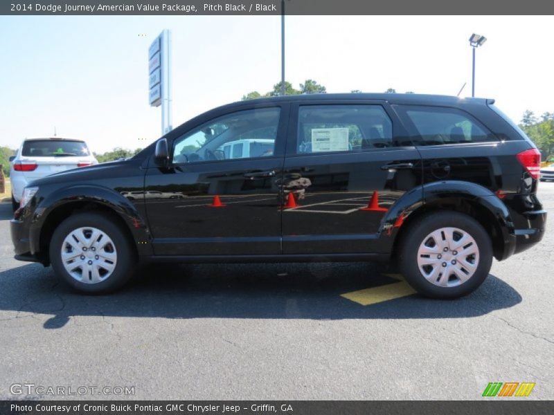 Pitch Black / Black 2014 Dodge Journey Amercian Value Package