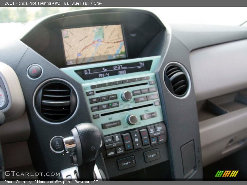 Bali Blue Pearl / Gray 2011 Honda Pilot Touring 4WD