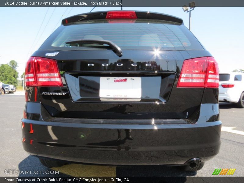 Pitch Black / Black 2014 Dodge Journey Amercian Value Package