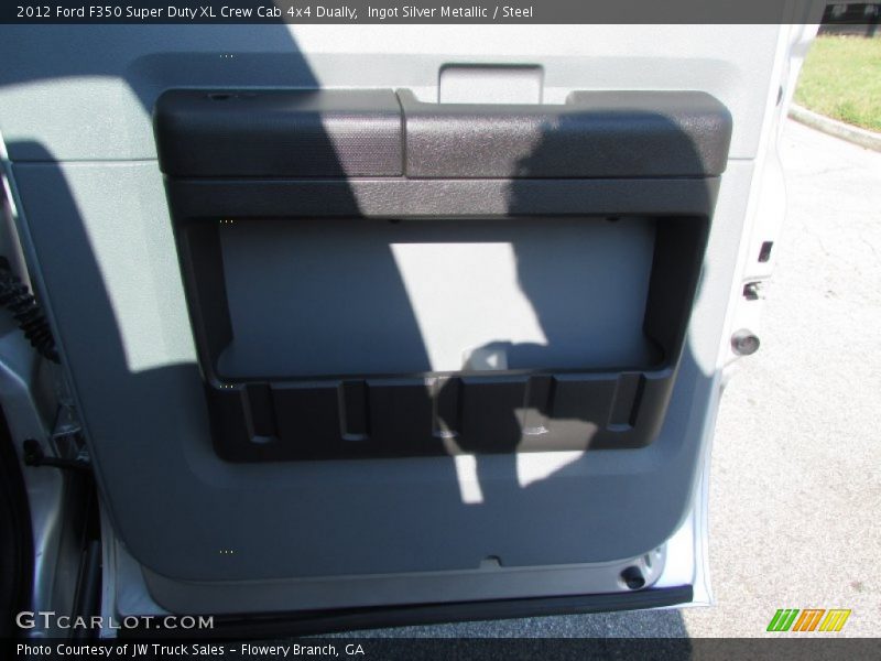 Ingot Silver Metallic / Steel 2012 Ford F350 Super Duty XL Crew Cab 4x4 Dually