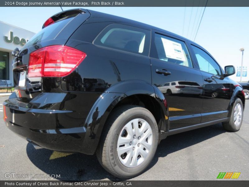 Pitch Black / Black 2014 Dodge Journey Amercian Value Package