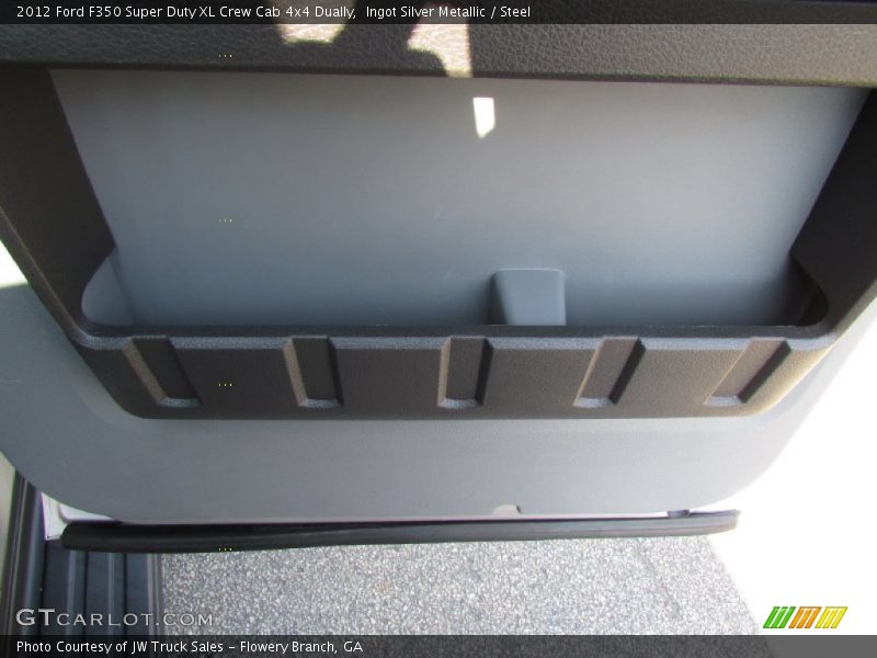 Ingot Silver Metallic / Steel 2012 Ford F350 Super Duty XL Crew Cab 4x4 Dually