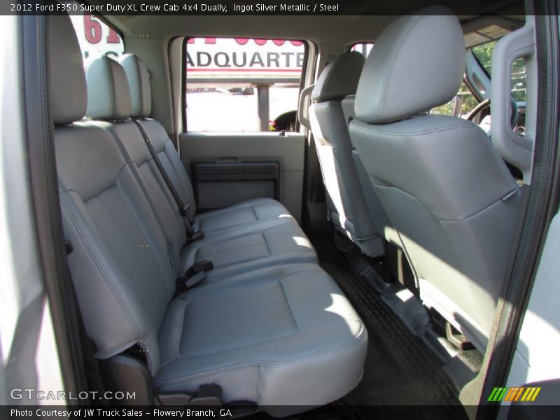 Ingot Silver Metallic / Steel 2012 Ford F350 Super Duty XL Crew Cab 4x4 Dually