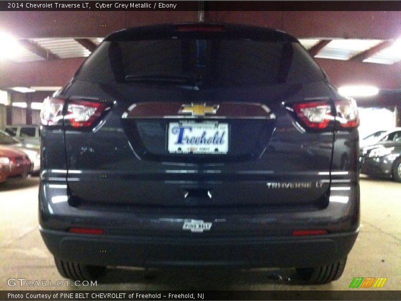 Cyber Grey Metallic / Ebony 2014 Chevrolet Traverse LT